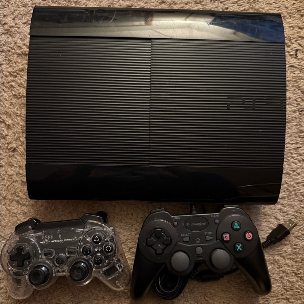 Sony PlayStation 3 Console with controllers